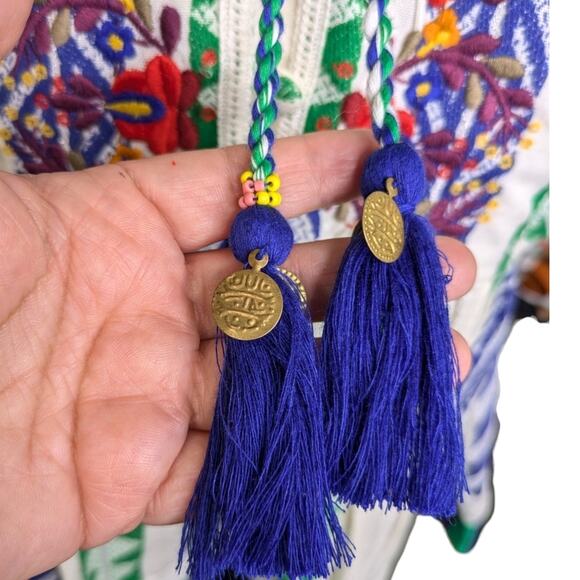 Anthropologie Verb Pallavi Singhee Sylvia Babydoll Blouse Top Womens XS - Picture 6 of 12